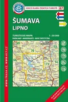 KČT 67 Šumava Lipno 1:50 000 Turistická mapa