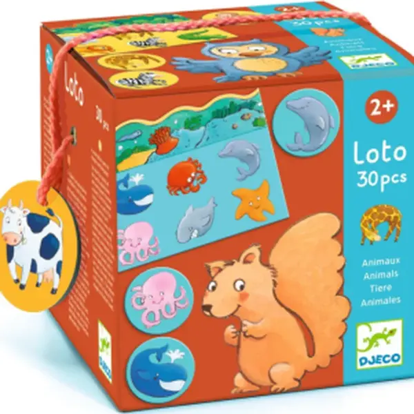 Loto Zvířátka – přiřazovací hra se zvířátky pro nejmenší