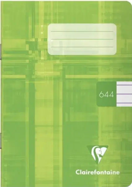 Školní sešit Clairefontaine Metric A6 "644", zelený