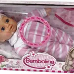 Panenka Bambolina Bebe 34 cm s 50 českými slovy