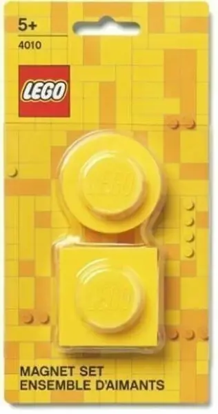 LEGO magnetky, set 2 ks (žluté)