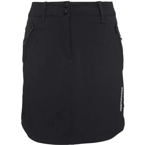 Northfinder NICHOLE Dámska trekingová sukňa, čierna, veľkosť