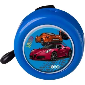 One ZOO NEW Detský zvonček na bicykel, modrá, veľkosť