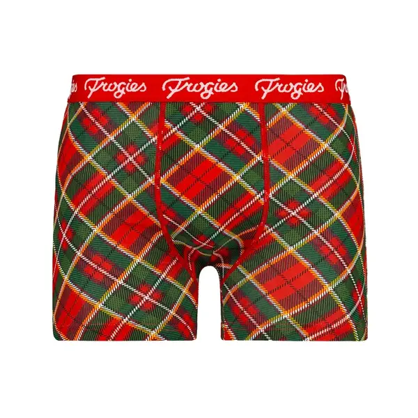 Pánské boxerky Tartan Frogies Christmas
