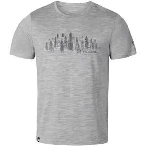 PROGRESS MONSTER Pánske merino tričko, sivá, veľkosť