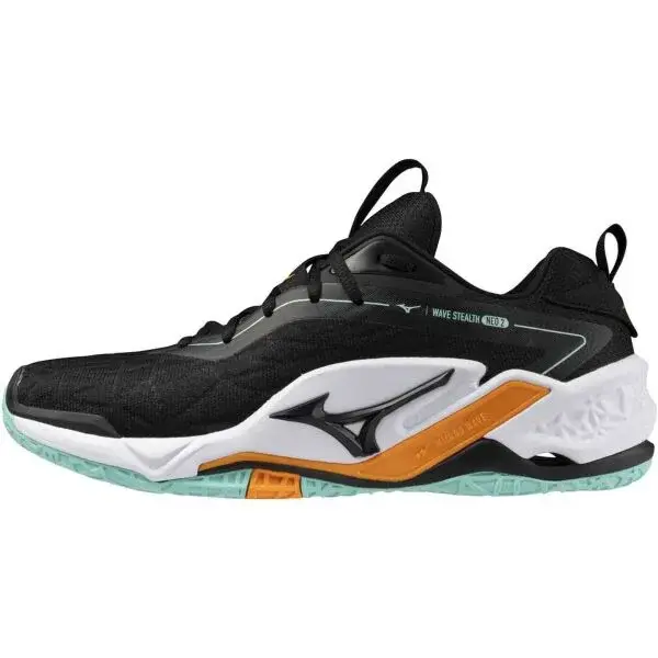 Mizuno WAVE STEALH NEO 2 W Unisex hádzanárska obuv, čierna, veľkosť 46