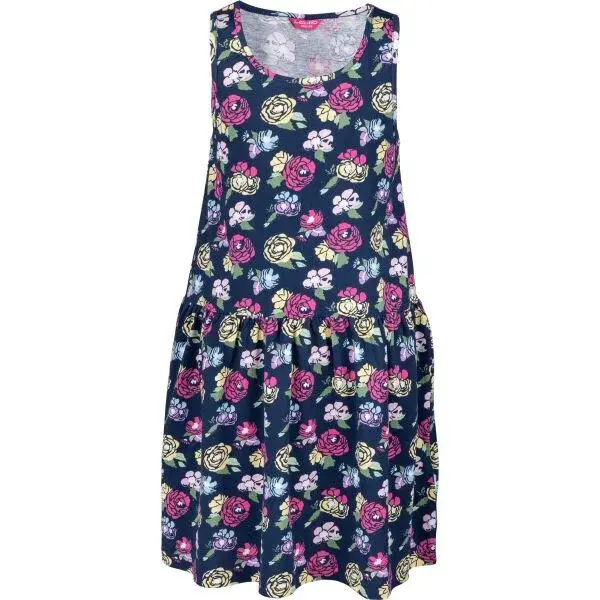 Lewro THELMA Dievčenské šaty bez rukávov, tmavo modrá, veľkosť 116-122