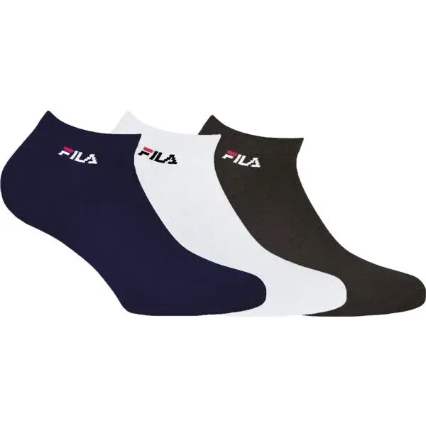 Fila INVISIBLE SOCKS UNISEX 3 PAIRS Ponožky, mix, veľkosť 35-38
