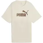 Puma ESSENTIALS GRPHIC ANIMAL RELXED TEE Dámske tričko, béžová, veľkosť