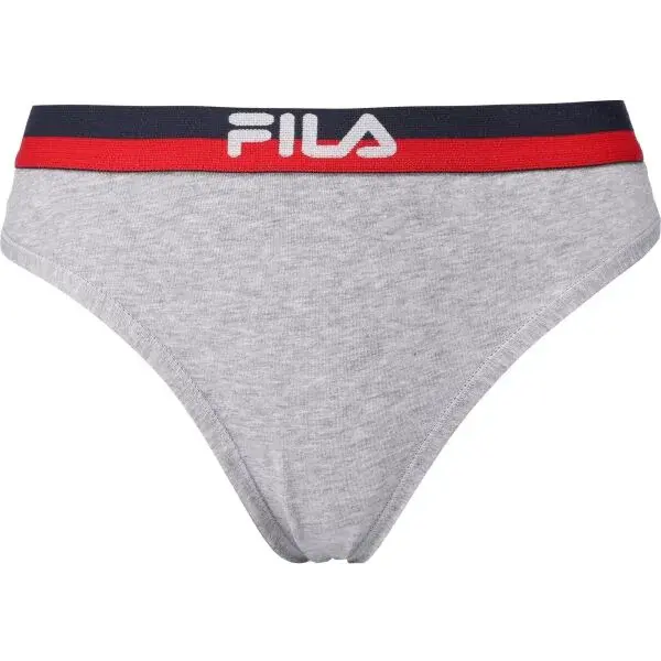 Fila WOMAN STRING Dámske nohavičky, sivá, veľkosť