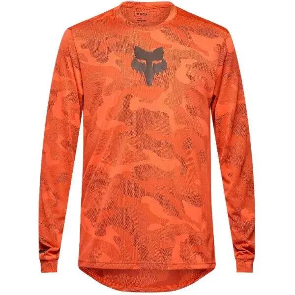 Fox RANGER TRU DRI LS Pánsky cyklistický dres, oranžová, veľkosť