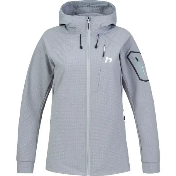 Hannah ARINA HOODY Dámska bunda, sivá, veľkosť