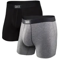 SAXX VIBE 2PK Pánske boxerky, čierna, veľkosť
