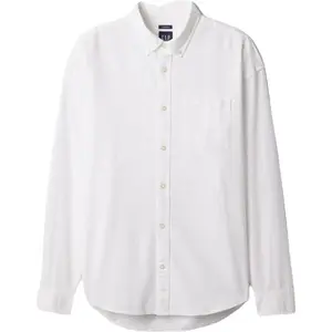 GAP OXFORD Pánska košeľa, biela, veľkosť