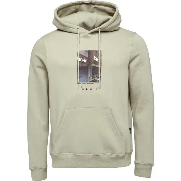 BLEND BHISTVAN Pánska mikina s kapucňou, béžová, veľkosť