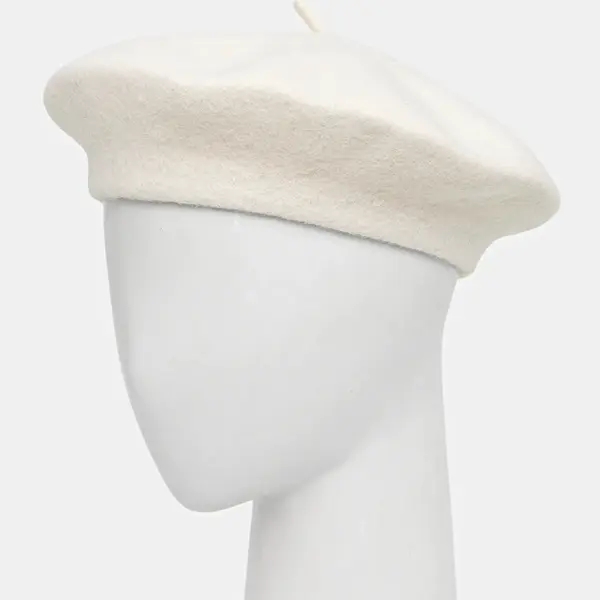 Vlněný baret United Colors of Benetton béžová barva, 6HPKD41HF