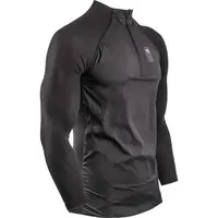 Compressport HYBRID PULLOVER Pánske funkčné termotričko, čierna, veľkosť