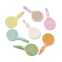 Sports Opaque Resin Pendants