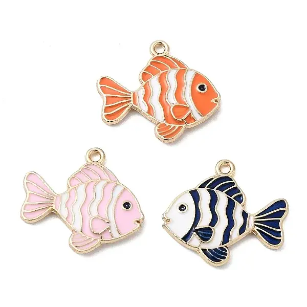Alloy Enamel Pendants