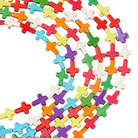 6 Strands Synthetic Turquoise Beads Strands