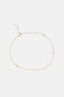 Pozlacený náhrdelník Tory Burch Delicate Kira Pearl