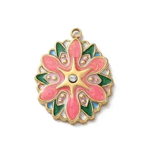 304 Stainless Steel Enamel Pendants