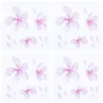 Waterproof Cherry Blossom PET Waterpoof Car Stickers