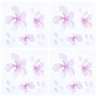 Waterproof Cherry Blossom PET Waterpoof Car Stickers