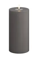 LED svíčka Deluxe Homeart Gra Bloklys 10 x 20 cm