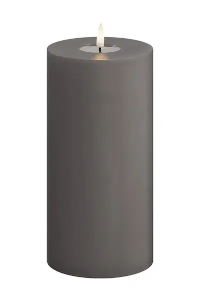 LED svíčka Deluxe Homeart Gra Bloklys 10 x 20 cm