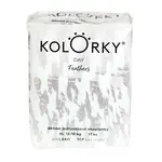 KOLORKY DAY Jednorázové eko plenky vel. XL 12-16 kg 17 ks peří