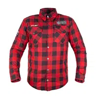Moto košile W-TEC Black Heart Rattlesneak červeno-černá kostkovaná 5XL