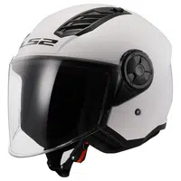 Moto přilba LS2 OF616 Airflow II Solid Gloss White L (59-60)