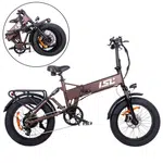 Skládací elektro fat bike inSPORTline ISL Baxom 840Wh 20" 16,5" (170-205 cm) Deep Coffee