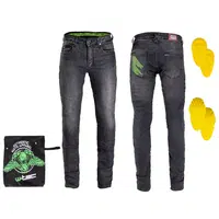 Pánské moto džíny W-TEC Leonard černá 4XL