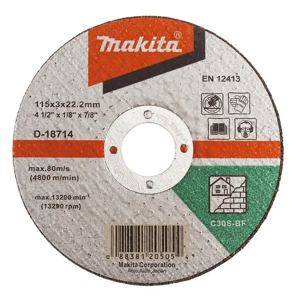 MAKITA Kotúč na rezanie betónu 115x2,5 mm D-18714