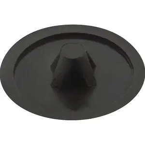 Plastová krytka 12 mm čierna 40 ks