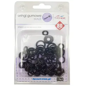 Tesniace O-krúžky malé blister  80 kusov