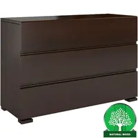 Komoda drevená borovica 3s Skandica Vestre Palisander