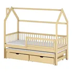 Posteľ Domček Papi 80x160 borovica