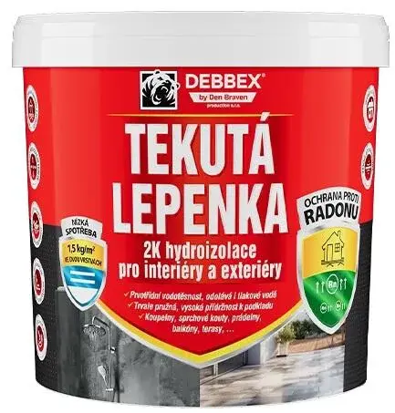Den Braven Tekutá lepenka 2K hydroizolácia 14kg