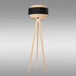 Stojacia lampa S-SOSNA AB-TRIO JUTE/BLACK LP1