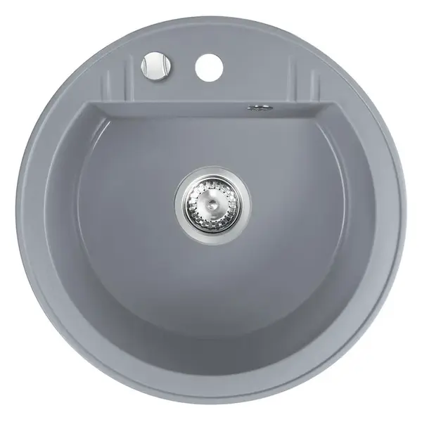 Dřez granitový 1k. Fi51. šedý DRGM1/51GA