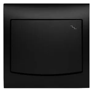 Vypínač schodiskový čierny mat LP-3V