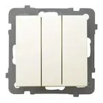 Vypínač ecru 59SE ŁP-13G/m