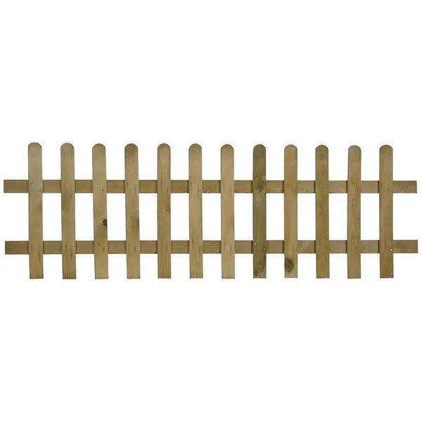 Drevený plot CAN CAN rovný 180x60 mm