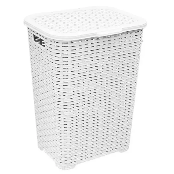 Katex Kôš na bielizeň 45 l ratan /biely/