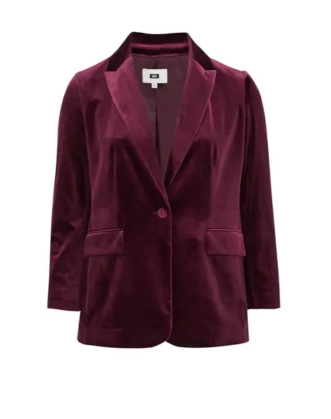 WE Fashion Blejzer  baklažánová