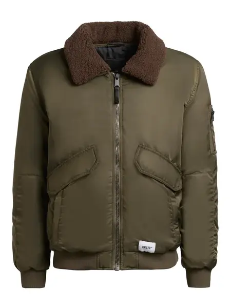 khujo Zimná bunda 'Ground'  tmavozelená