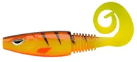 Berkley gumová nástraha sick curl hot yellow perch - 8 cm